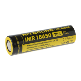 NITECORE® Genopladeligt Li-ion 18650 2000mAh FLAT TOP